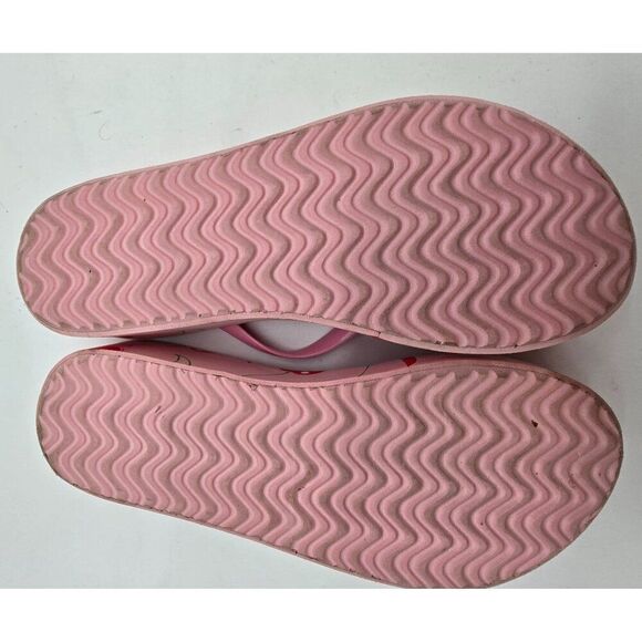 Sole Mates Pink Cherry Flip Flops With Platform Sole & Pink Straps Womens Size 7 - Picture 5 of 6